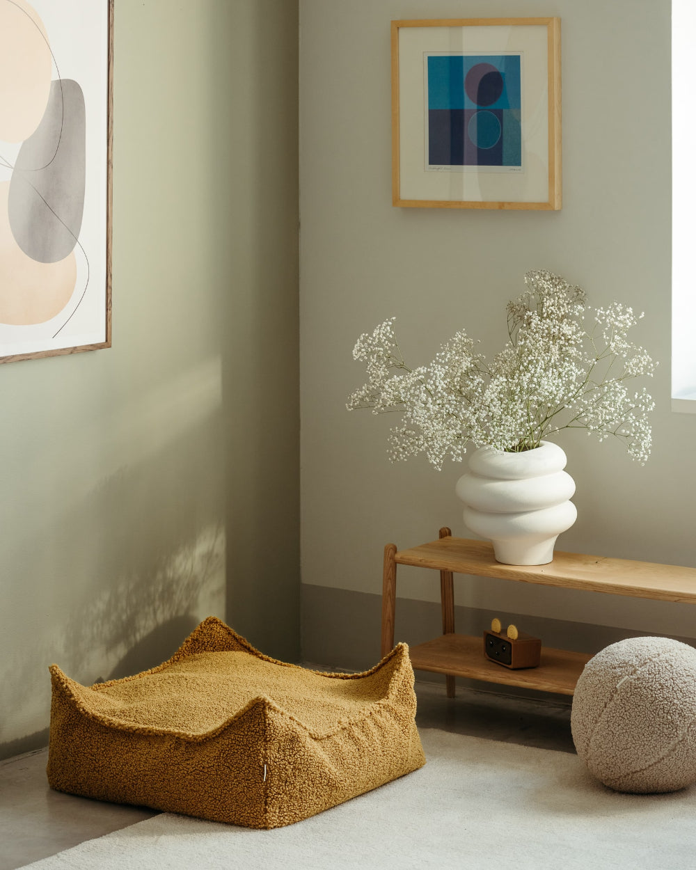 Wigiwama Kinderpoef - Maple Square Ottoman image 1