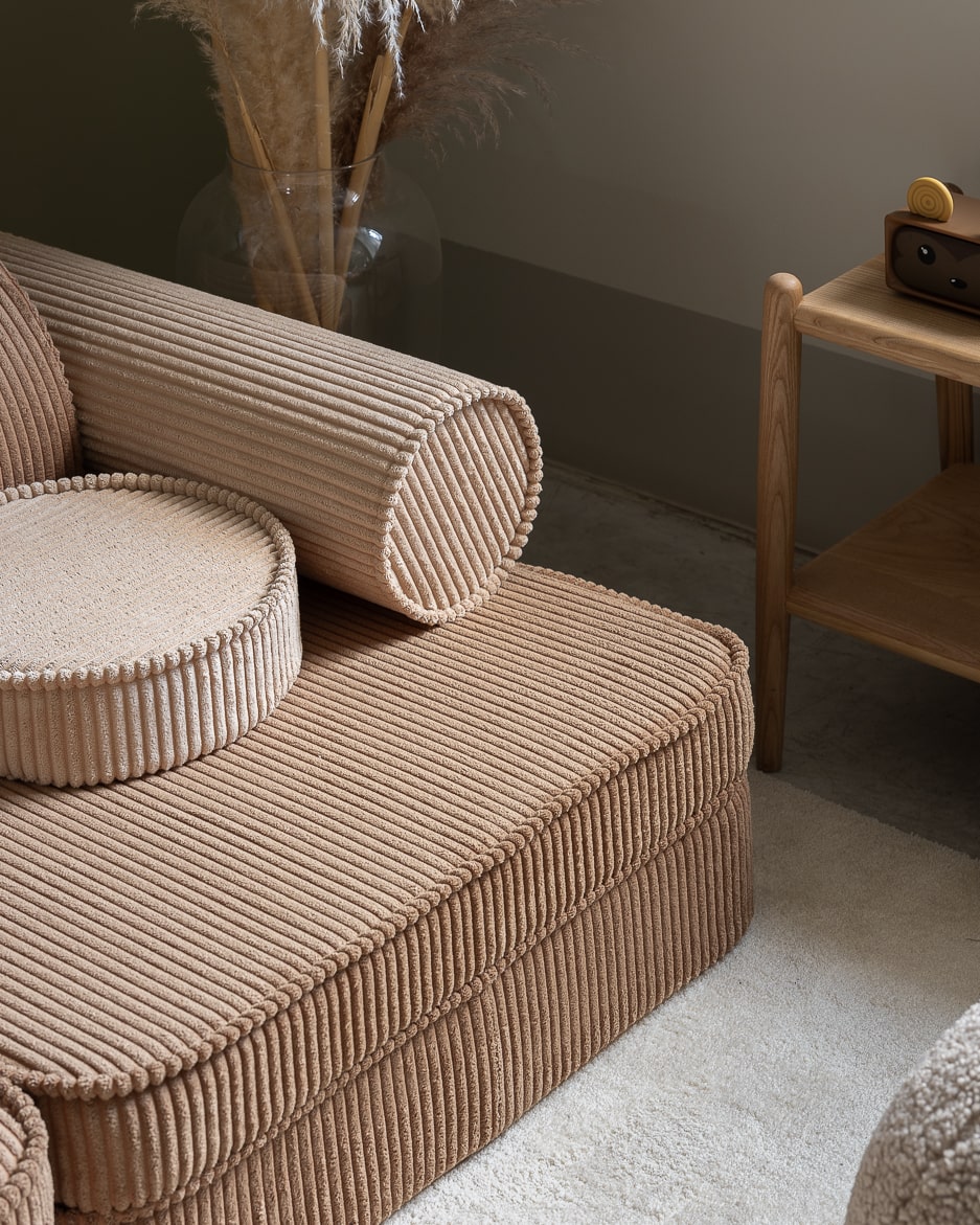 Wigiwama Ribstof Kinderbank - Toffee Settee - Sofa Speelbank image 7