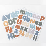 Ferflex Magnetische letters - karamel blauw - set van 125 magneten