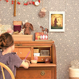 Majvillan Behang - Flora - Dusty Blue image 4