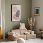 Wigiwama Ribstof Kinderbank - Brown Sugar Settee - Sofa Speelbank image 2