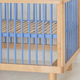 KARL & FRIC Ledikant Nox - Naturel met blauwe spijlen image 6