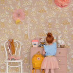 Majvillan Behang - Garden Party - Dusty Blush Pink image 0