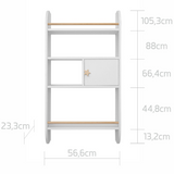 Wandrek Hout Pastel voor Kinderen - Wit image 8