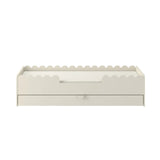 Montessori Junior Bed met Schulprand - Met Lade - 80x160cm - Latte Beige