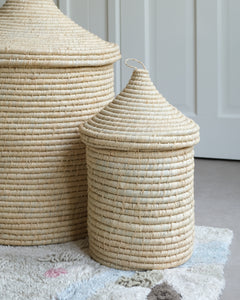 Gevlochten mand - Circus - Olifantsgras - naturel image 0