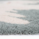 Nattiot - Vloerkleed Bohobird Aqua - Vogel - ⌀120cm