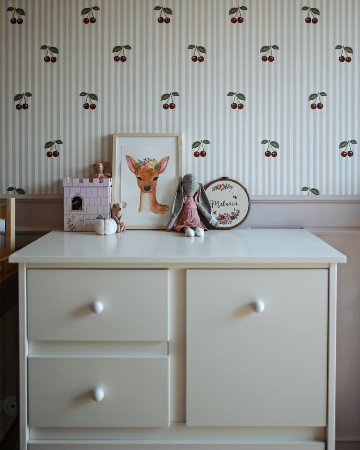 Wood Luck Kast/Commode Babushka - Wit image 4