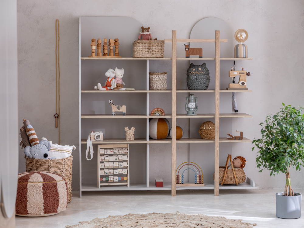 Wood Luck Boekenkast Bloom - Cashmere Grijs image 5