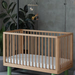 KARL & FRIC Ledikant Nox - Naturel met groene poten image 9