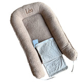 Teddy Babynestje met Naam - Beige image 4