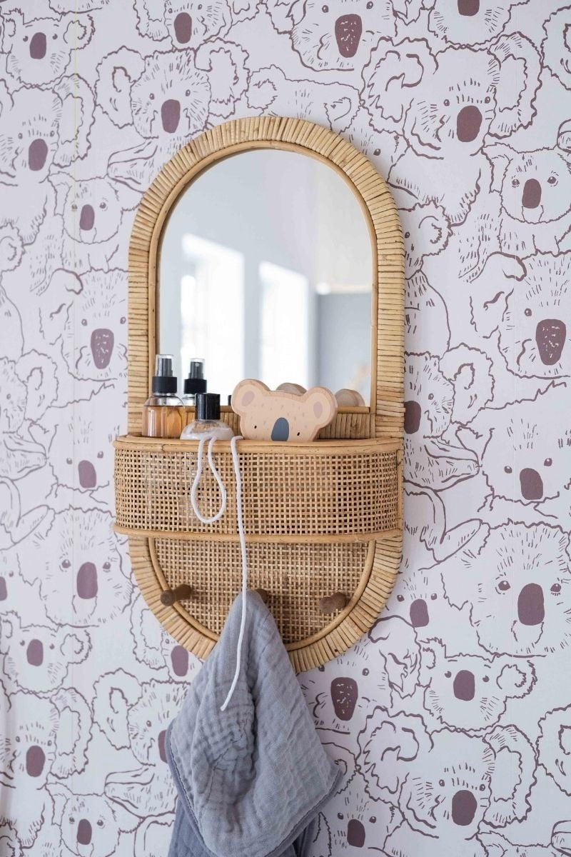 KidsDepot - Mees - Wandspiegel met Kapstok image 1