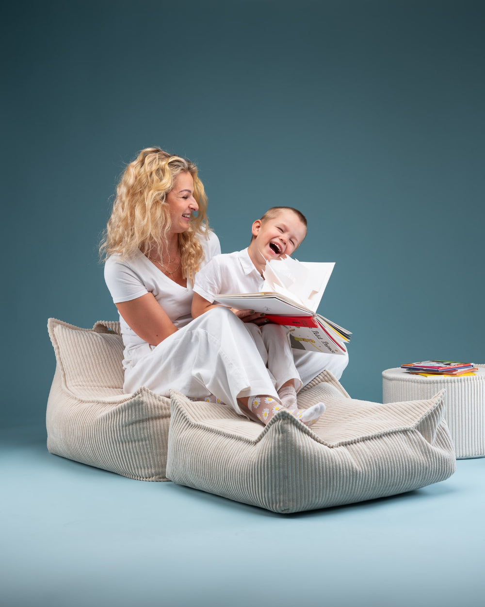 Wigiwama Zitzak voor kinderen - Marshmallow Beanbag Chair image 3