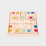 Tickit Houten Bouwblokken met Edelstenen - set van 40