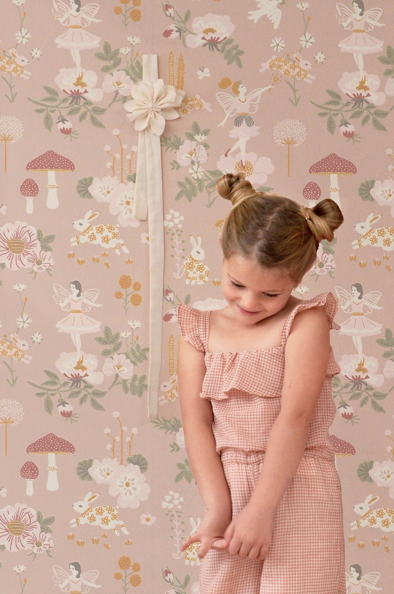 Majvillan Behang - Old Garden - Dusty Rose image 2