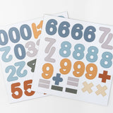 Ferflex magnetische cijfers - karamel blauw - set van 100 magneten