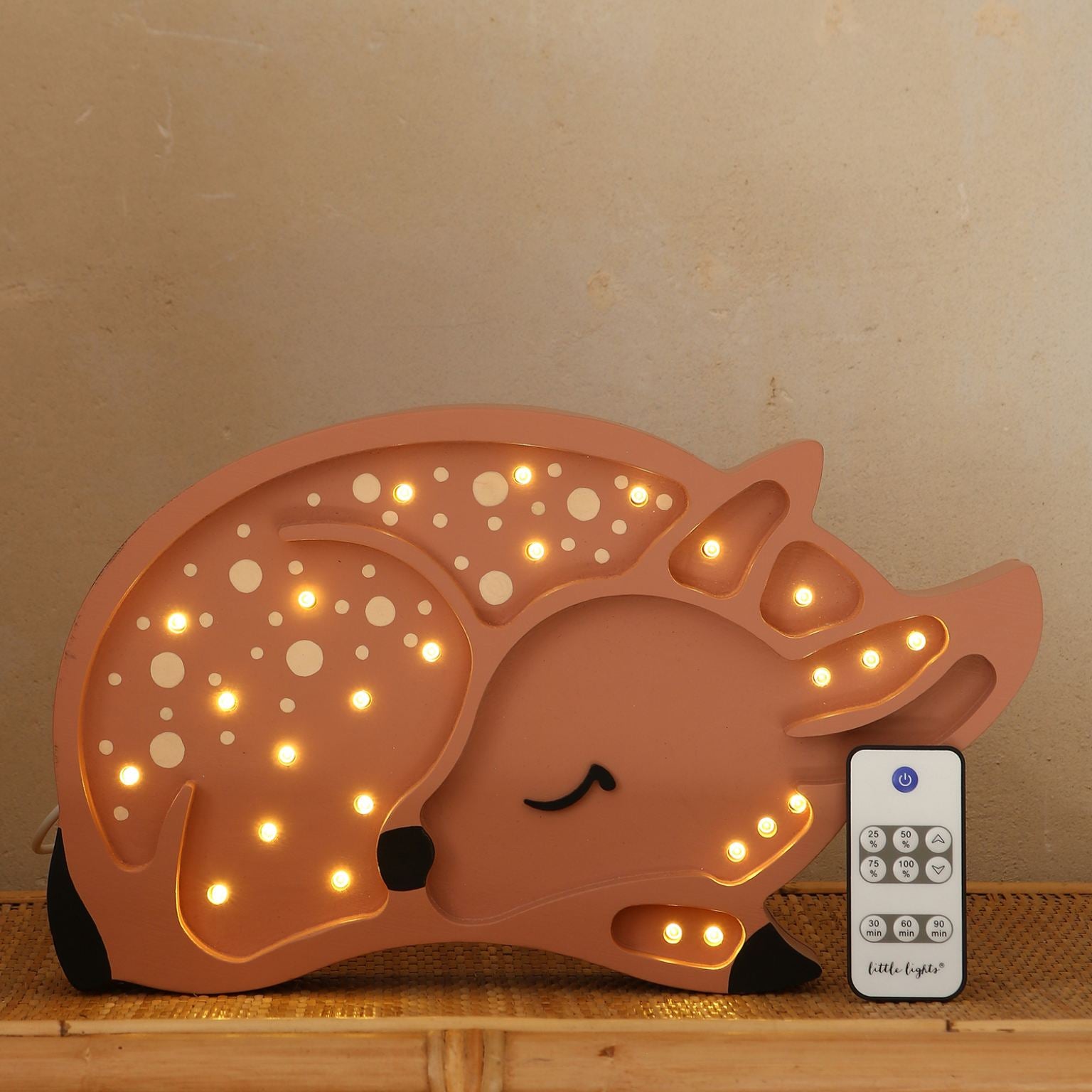 Little Lights Lamp Hert - Lichtbruin image 0