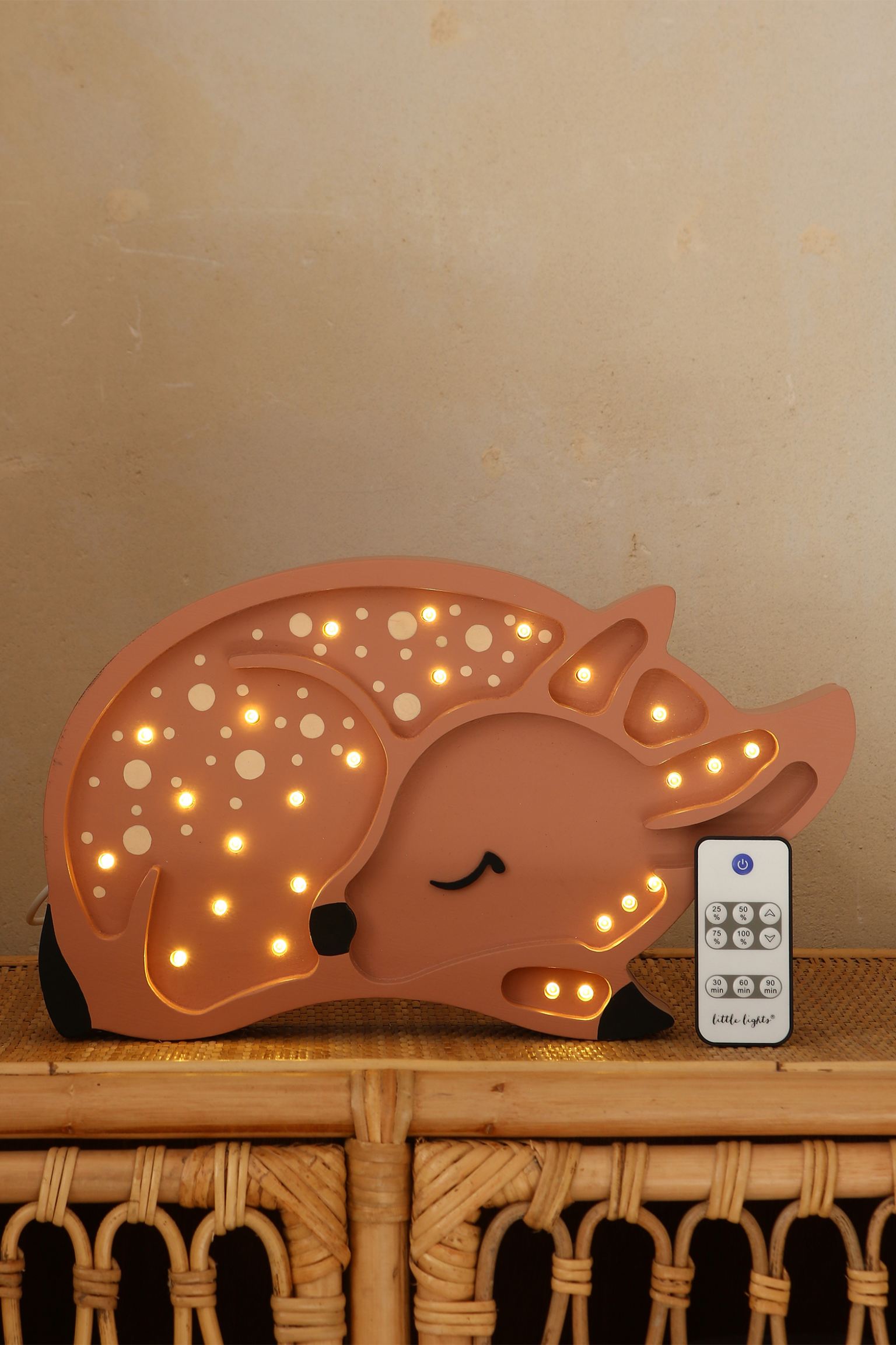 Little Lights Lamp Hert - Lichtbruin image 0