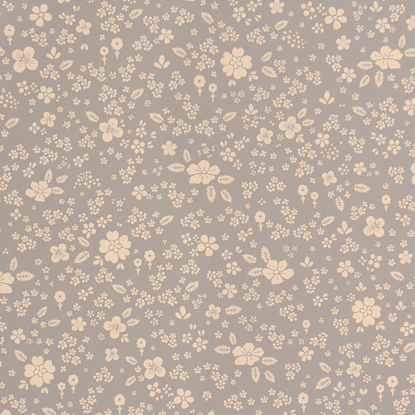 Majvillan Behang - Flora - Dusty Blue image 0