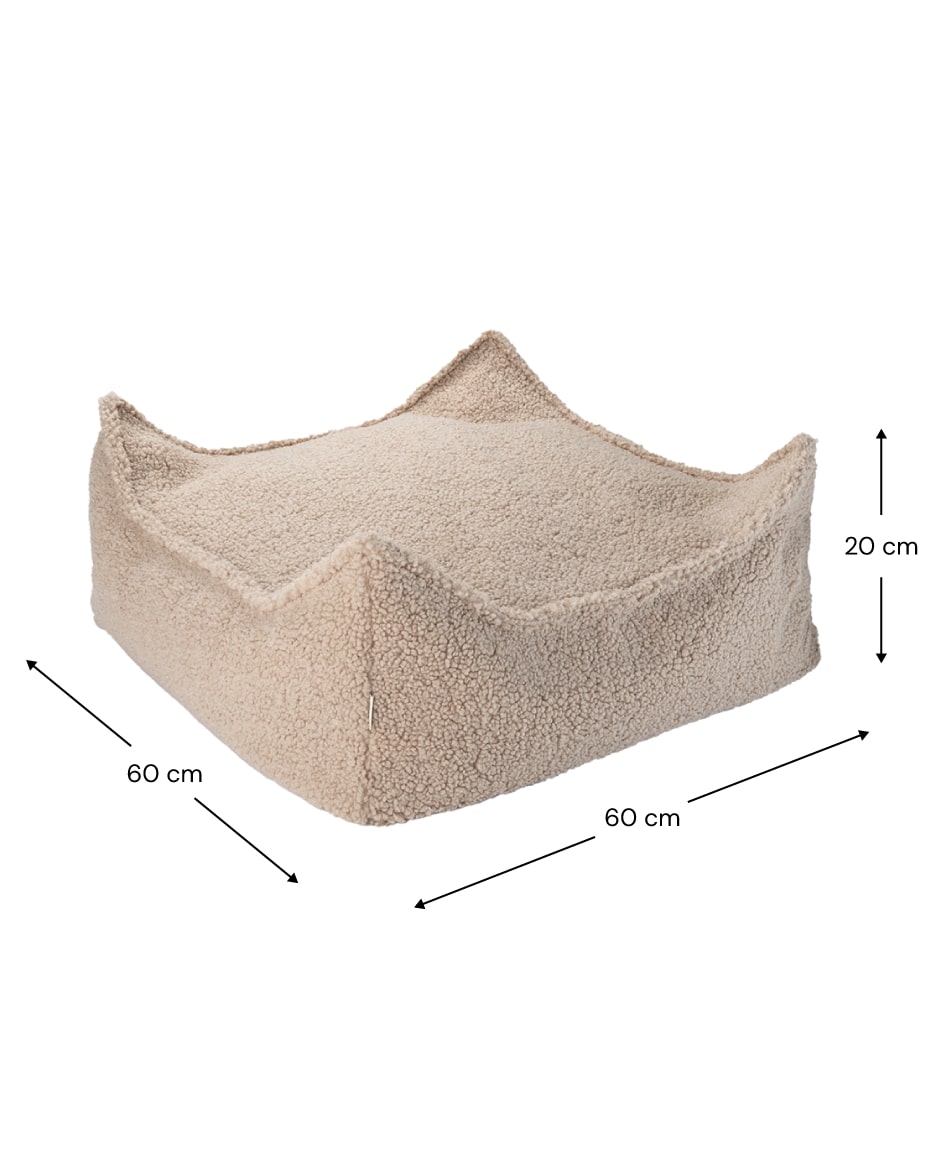 Wigiwama Kinderpoef - Biscuit Square Ottoman image 4