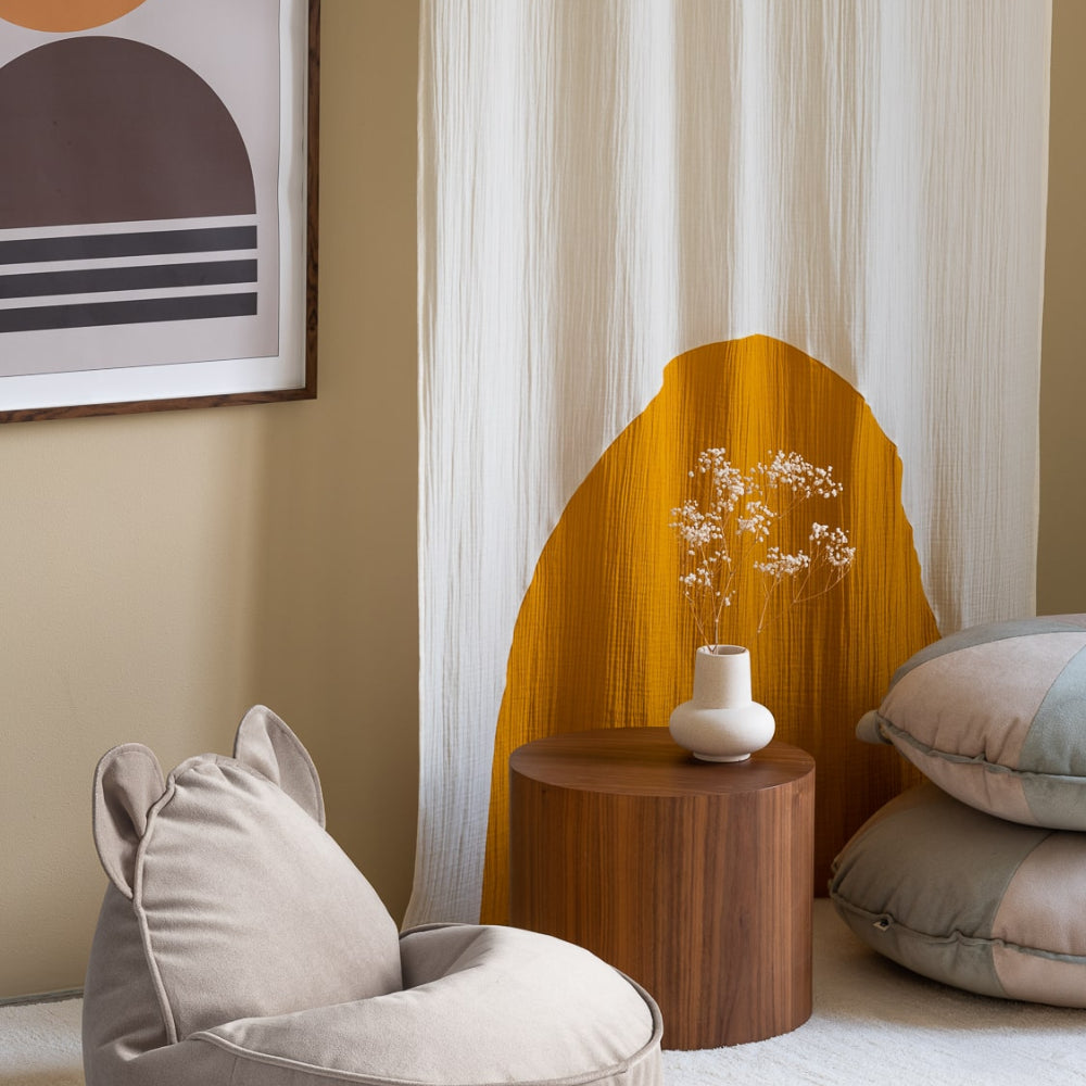 Wigiwama Beren Zitzak voor Kinderen Beer - Dusty Beige Bear Beanbag image 1