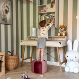 Wandrek Hout Pastel voor Kinderen - Latte Beige image 6