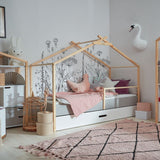 Boekenkast Juno met dakje - Grijs image 4