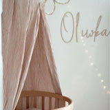 Bedhemel - Beige Strepen image 2