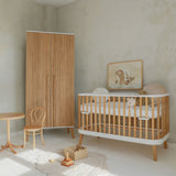 Babykamer 3-delig - naturel eiken wit image 1