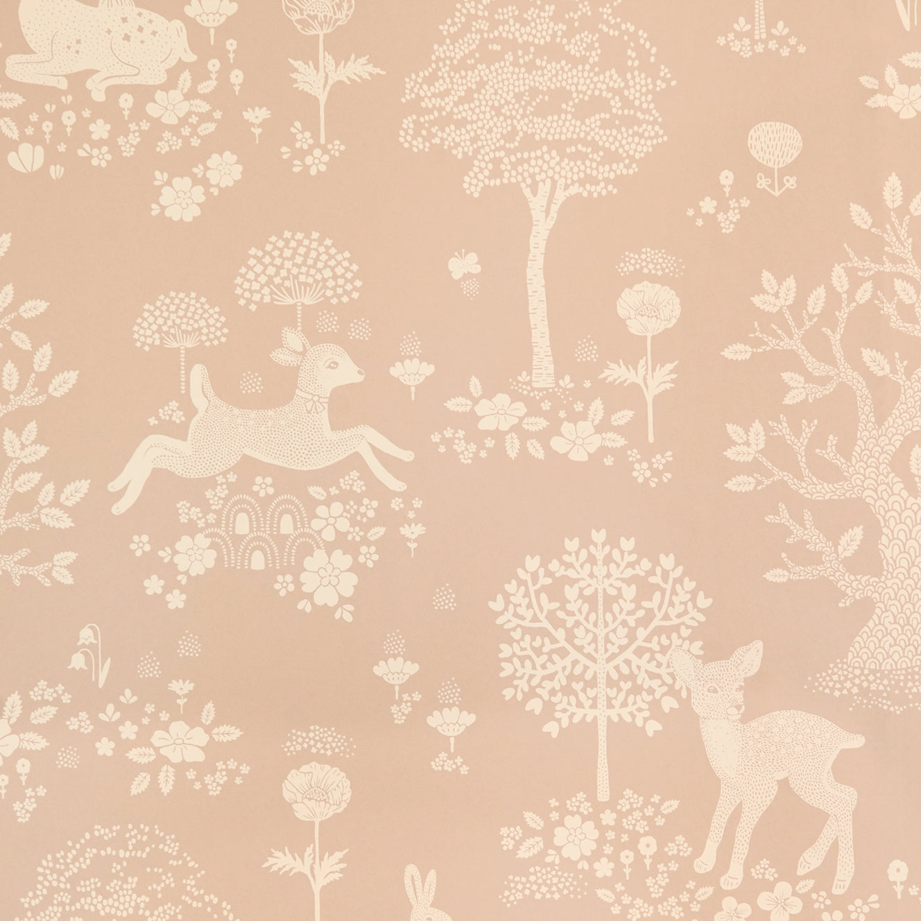 Majvillan Behang - Summer Fields - Dusty Pink image 1