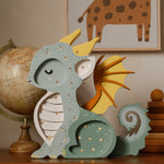 Little Lights Lamp Baby Draakje - Hunter Green - Groen image 1