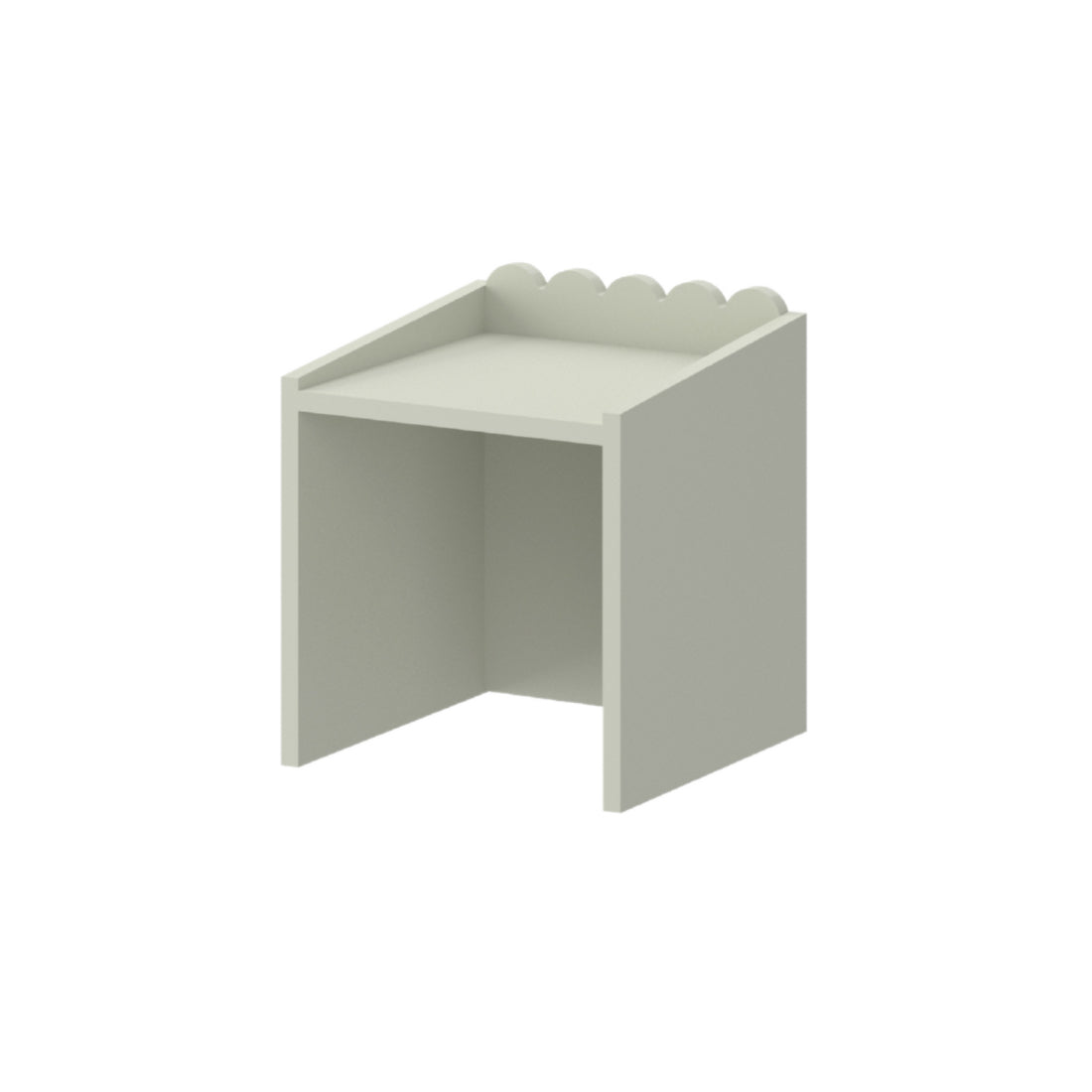 Montessori Schulprand Set - kinderbureau en stoel - Sage image 4