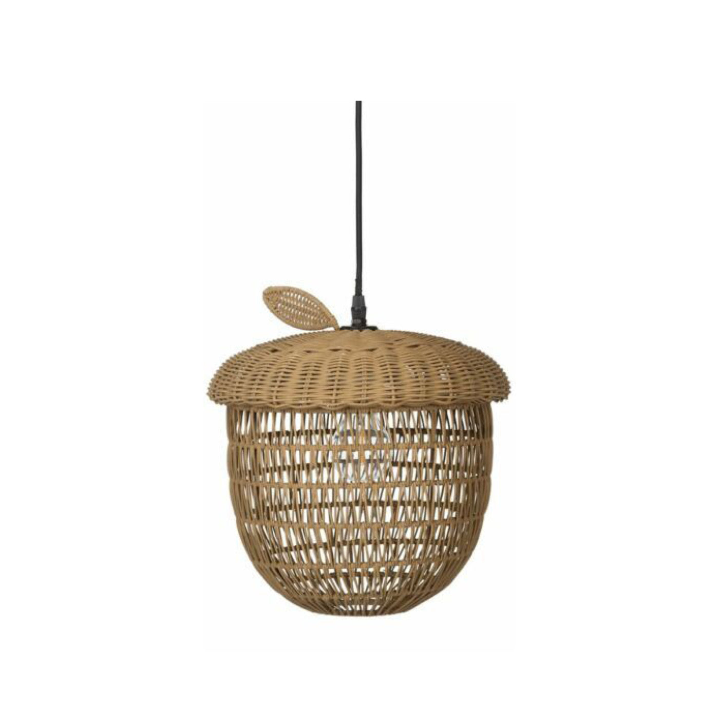 KidsDepot - Veda - Rotan Hanglamp Eikel image 0