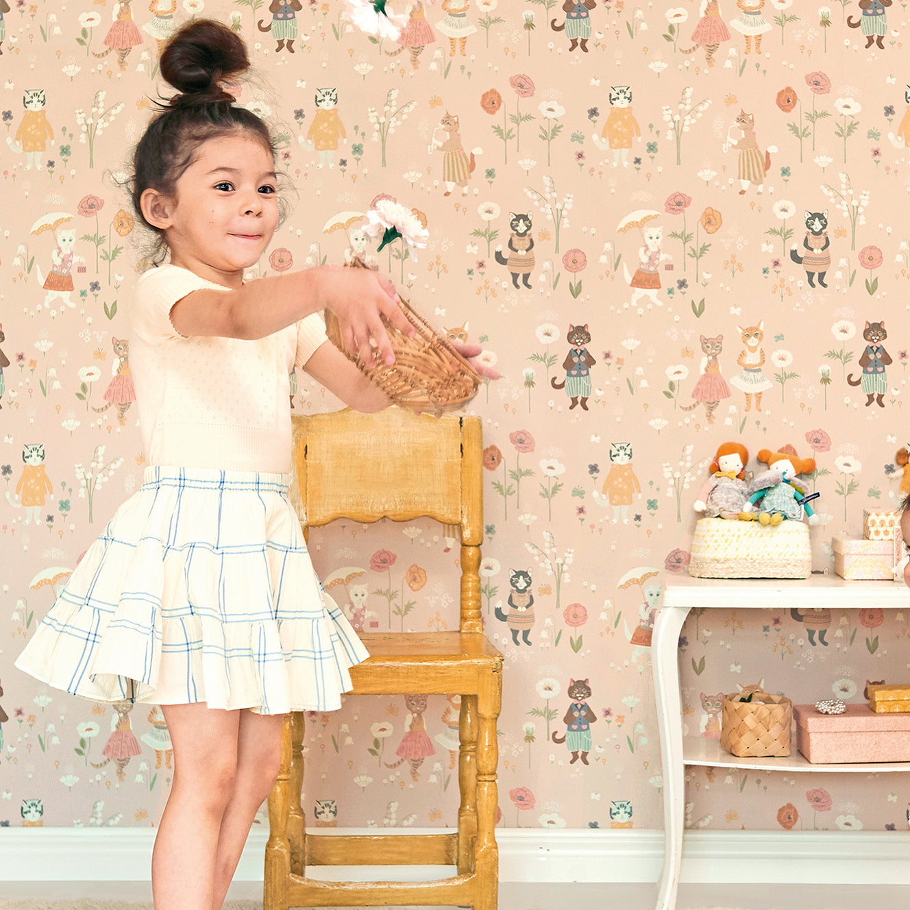 Majvillan Behang - Catwalk - Sweet Pink image 0