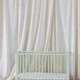 KARL & FRIC Ledikant Nox - Pistache met roze poten - 60x120cm image 6