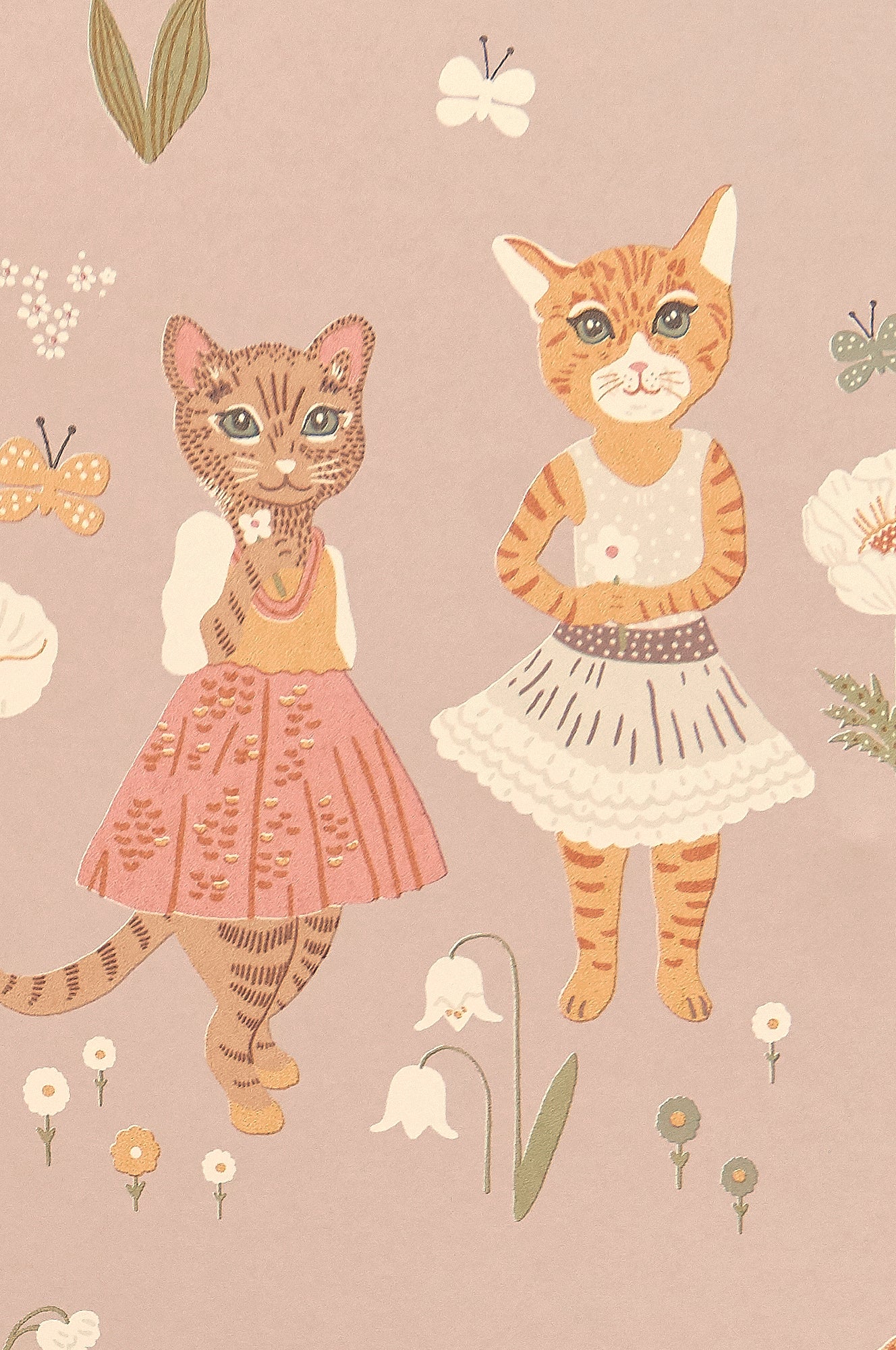 Majvillan Behang - Catwalk - Lovely Lilac image 2