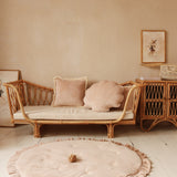 Fluwelen schelpkussen - latte image 5