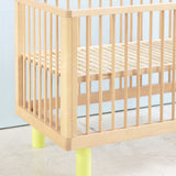 KARL & FRIC Ledikant Nox - Naturel met gele poten image 3