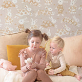 Majvillan Behang - Garden Party - Sandy Grey image 3