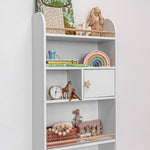 Wandrek Hout Pastel voor Kinderen - Wit image 1