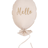 Ballon kussen deluxe - vanille fluweel image 5