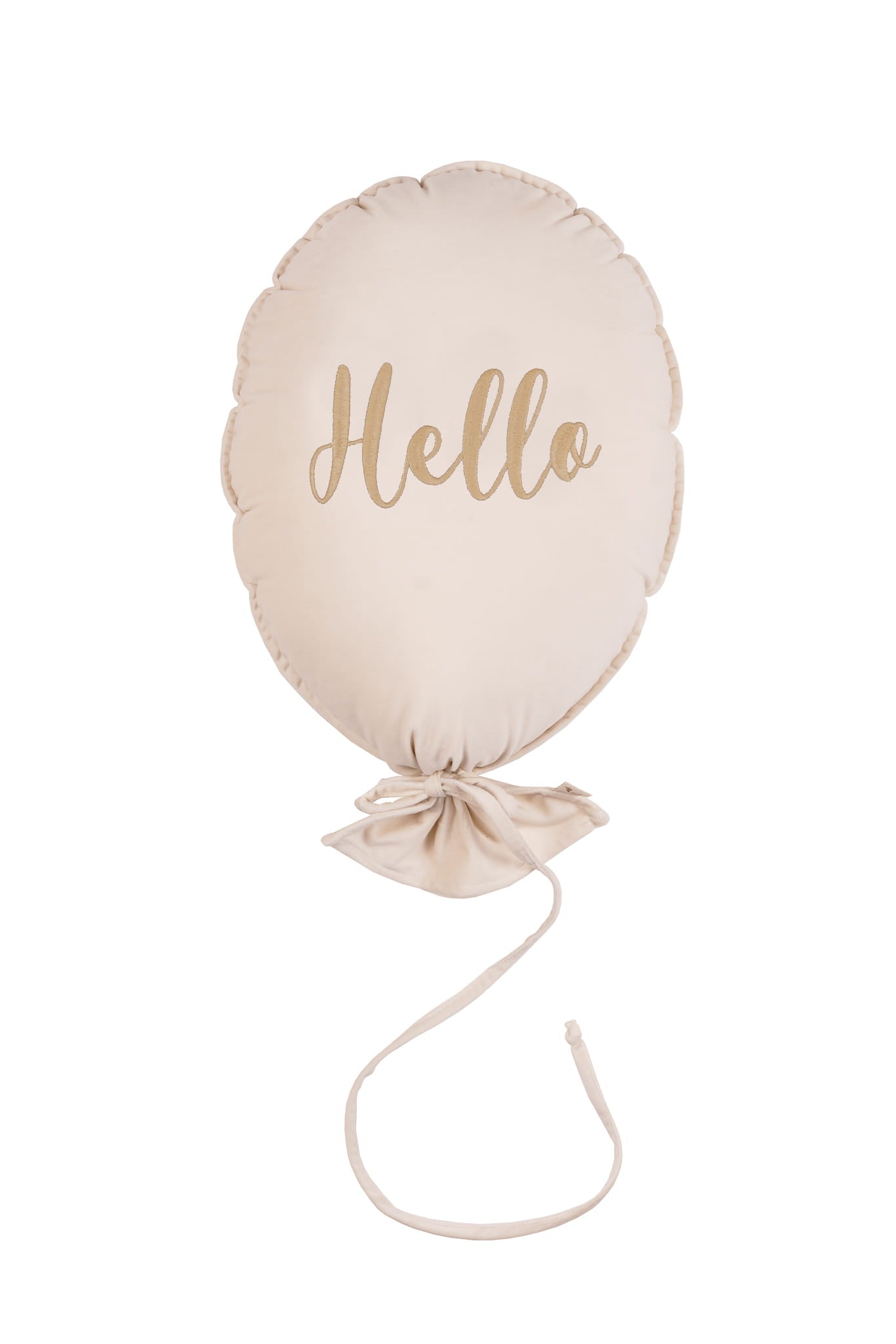 Ballon kussen deluxe - vanille fluweel image 5