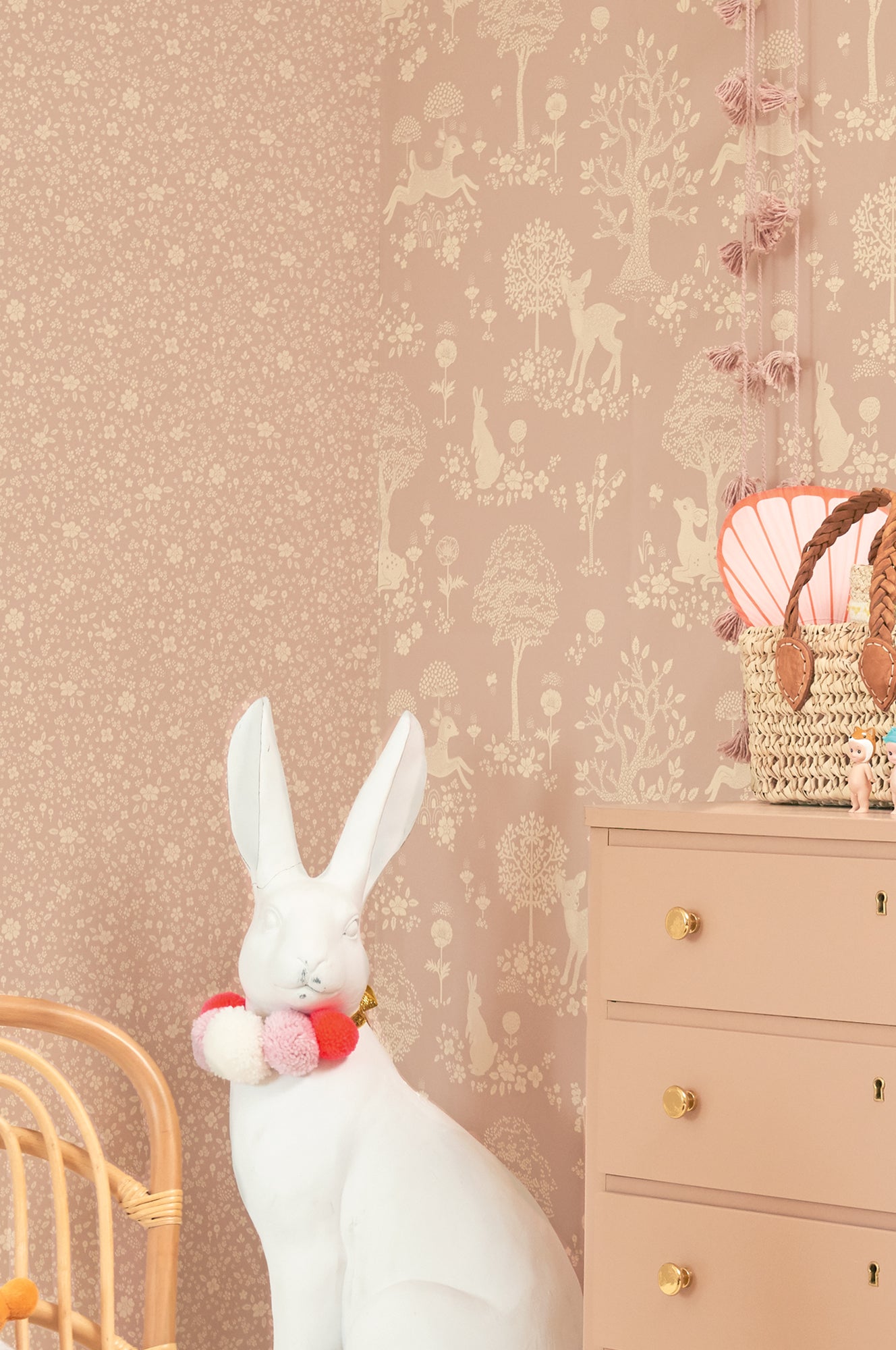 Majvillan Behang - Flora - Dreamy Lilac image 6