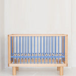 KARL & FRIC Ledikant Nox - Naturel met blauwe spijlen image 3