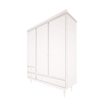 Wood Luck Kledingkast Babushka 3 Deurs - Wit image 0