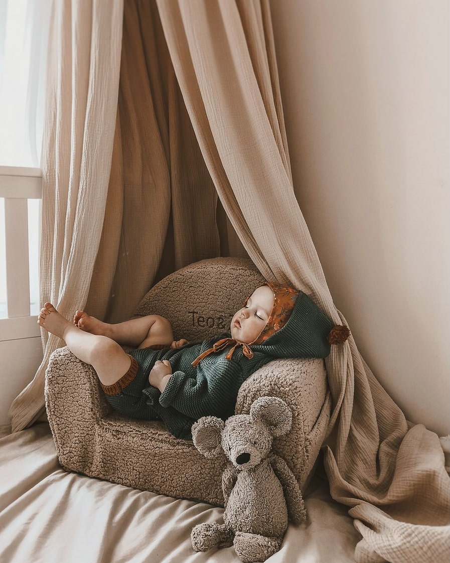 Teddy Stoel met Naam - Beige image 4