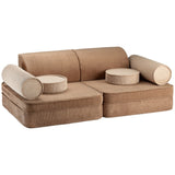 Wigiwama Ribstof Kinderbank - Toffee Settee - Sofa Speelbank image 0