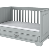 Ledikant Imari 2-in-1 - Grijs - 70x140 cm