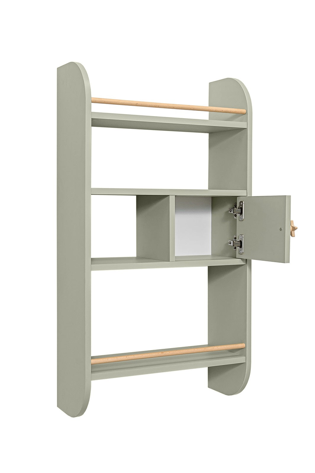 Wandrek Hout Pastel voor Kinderen - Salie Groen image 2