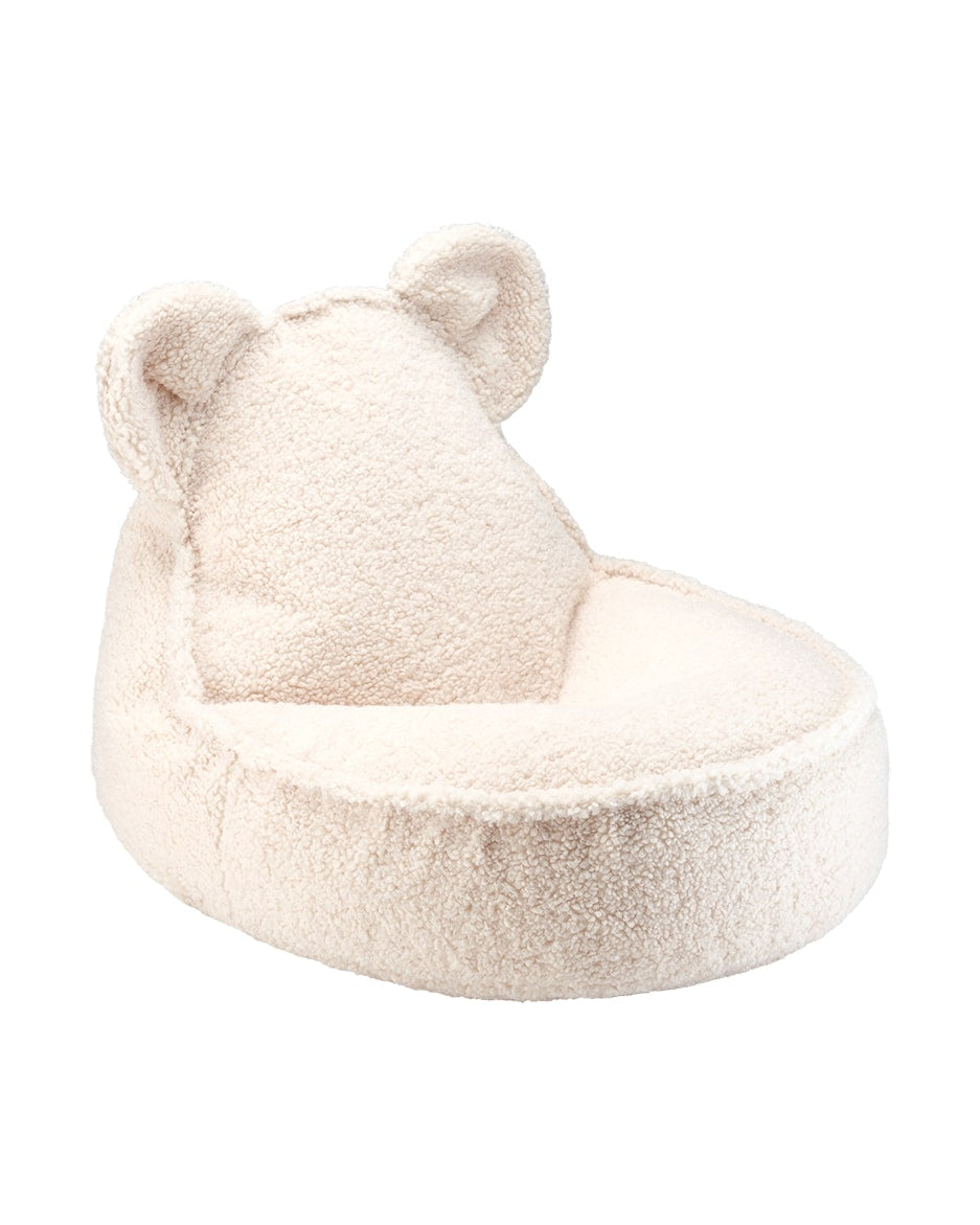 Wigiwama Beren Zitzak voor Kinderen Beer - Cream White Bear Beanbag image 0